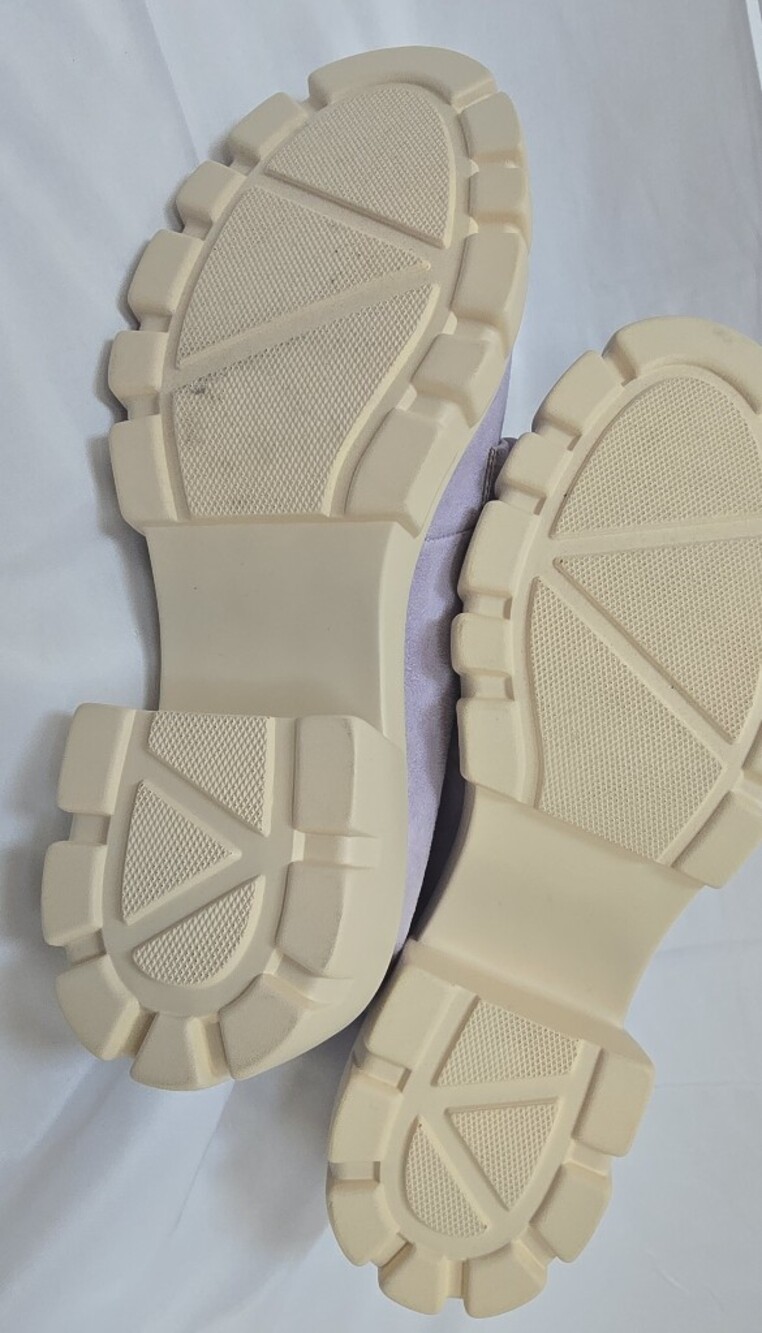 ShoeDazzle Elia Lavender Chunky Chain Loafers Size 11 - Picture 5 of 6